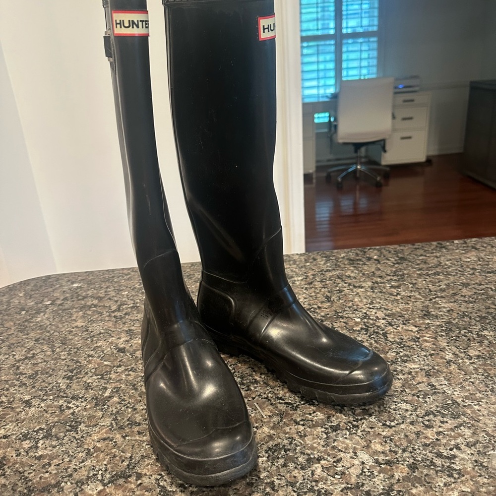 Hunter Black Rain Boots